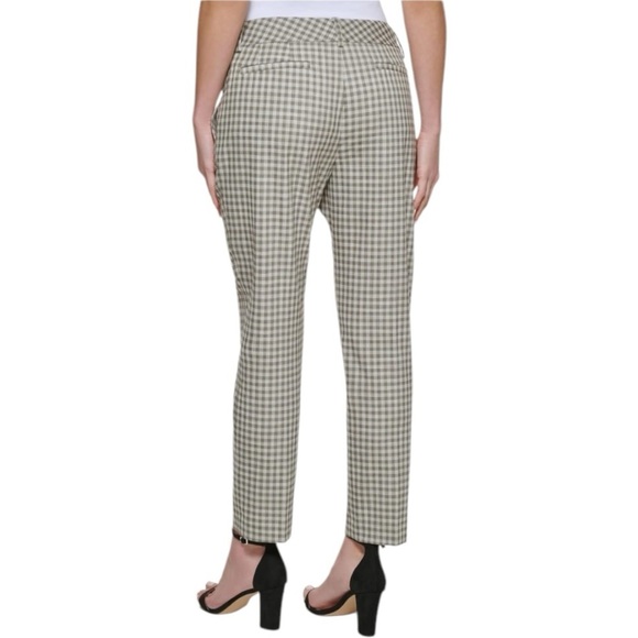 DKNY Women's Grosgrain Straight Leg Everyday Pants - Picture 4 of 14